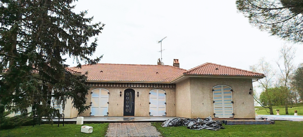 Toiture après rénovation par CB Rénovations - Résultat professionnel réparation toiture Lot