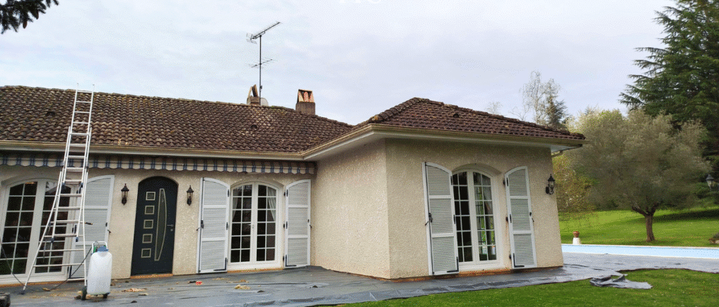 Toiture avant rénovation - État initial avant intervention couvreur Lot (46)